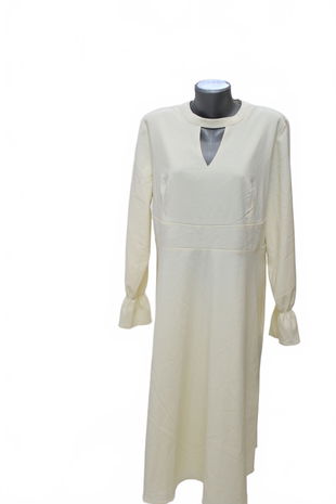 Dámské šaty Ashley Brooke, barva béžová, velikost 46