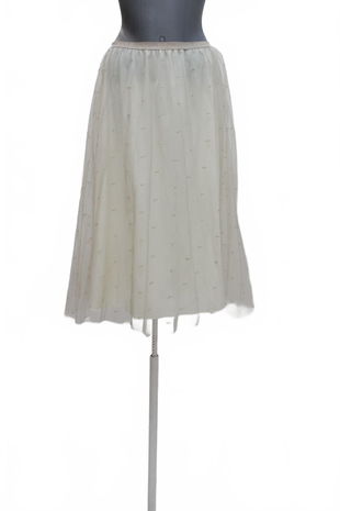Dámska sukňa Zara, farba biela, veľkosť M