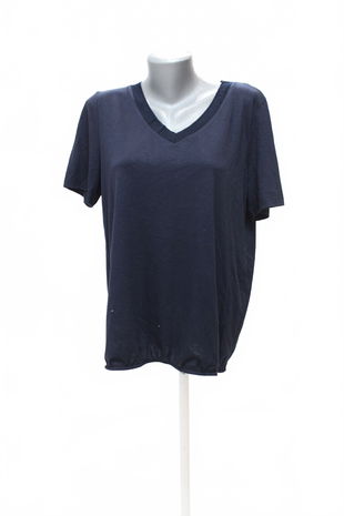 Dámske tričko Street One bez potlače, farba modrá, veľkosť 40