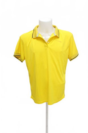 Pánské tričko Genesis bez potisku, barva žlutá, velikost XL