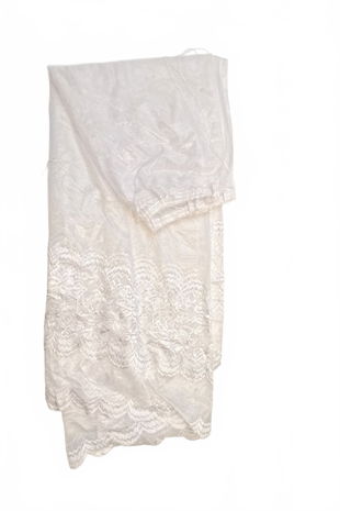 Záclona, barva bílá