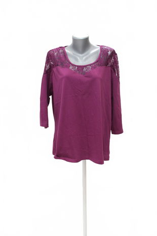 Dámské tričko Genesis bez potisku, barva fialová, velikost 48