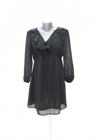 Dámske šaty H&M, farba čierna, veľkosť M