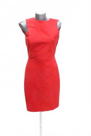 Dámske šaty Mango, farba červená, veľkosť S