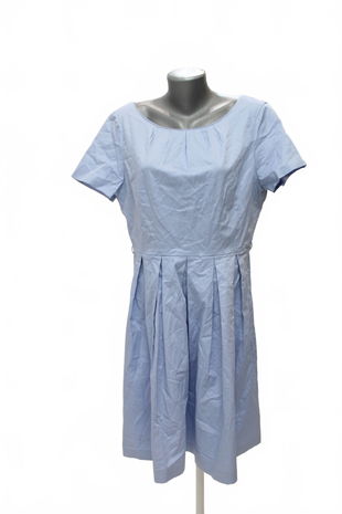 Dámske šaty Camaieu, farba modrá, veľkosť 44