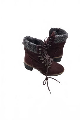 Dámské zimní boty Graceland, barva bordó, velikost 36