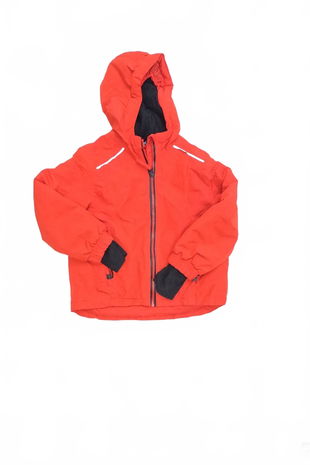 Dievčenská zimná bunda Crivit, farba červená, veľkosť 110