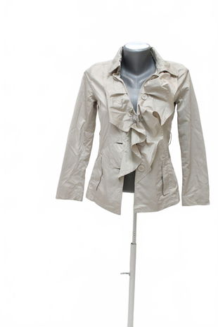 Dámske sako Sisley, farba béžová, veľkosť XS