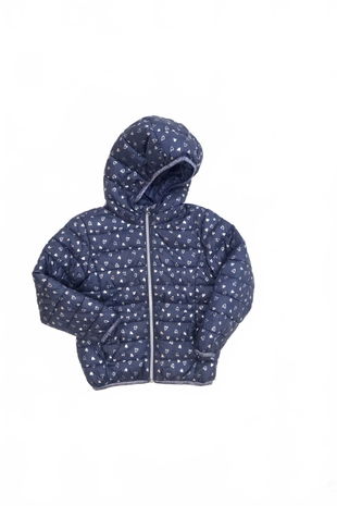 Dievčenská zimná bunda Lupilu, farba vzorovaná, veľkosť 110