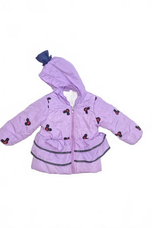 Dievčenská zimná bunda Genesis, farba fialová, veľkosť 3-4 r