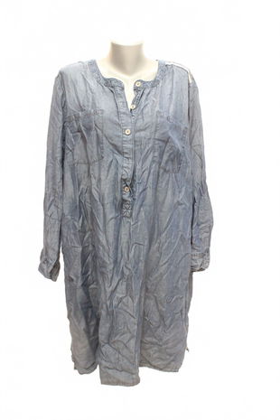 Dámské šaty Esmara, barva modrá, velikost 52