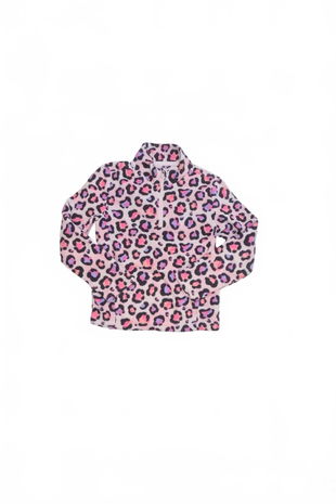 Dievčenská mikina Sinsay bez potlače, farba zvieracie vzory, veľkosť 122