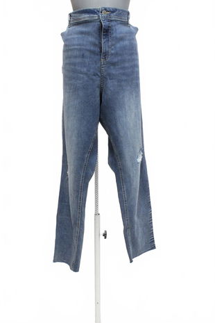 Dámské kalhoty F&F, barva denim, velikost 50