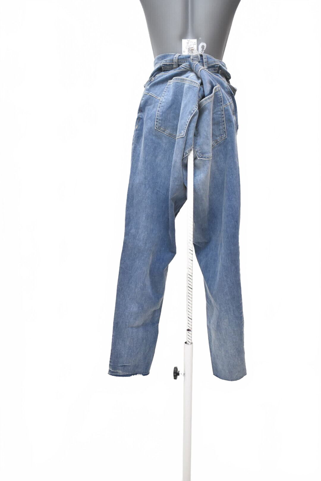 Dámské kalhoty F&F, barva denim, velikost 50