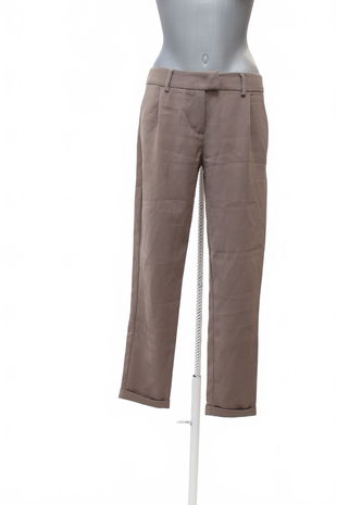Dámske nohavice Sisley, farba hnedá, veľkosť S