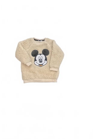 Chlapčenská mikina Genesis s potlačou, farba béžová, veľkosť 98