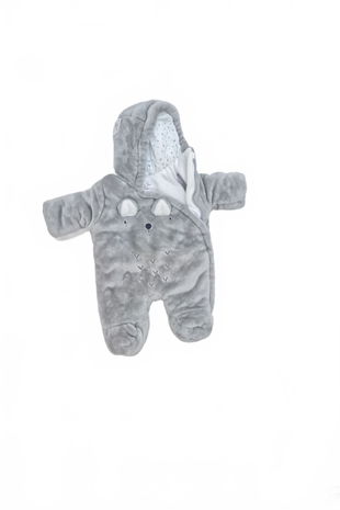 Dievčenská zimná kombinéza F&F, farba sivá, veľkosť 0-1 m