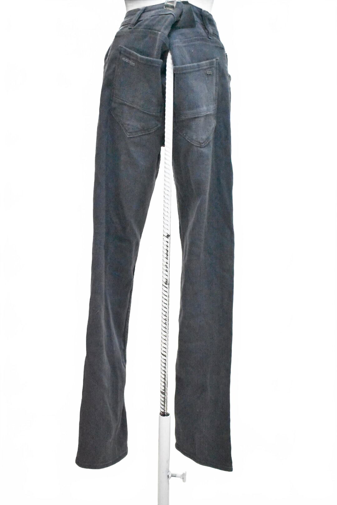 Pánské kalhoty Hugo Boss, barva šedá, velikost XL