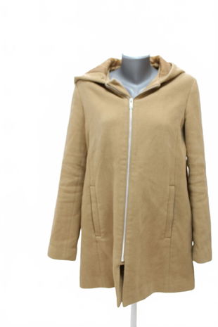 Dámská zimní bunda Promod, barva hnědá, velikost 2XL