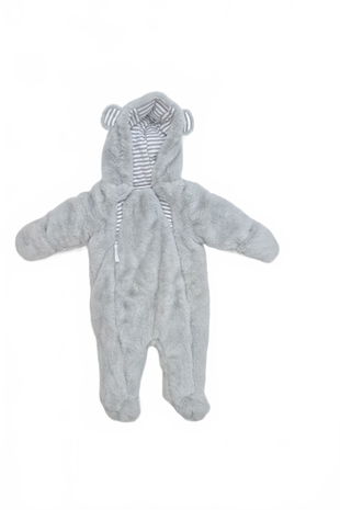 Dievčenská zimná kombinéza Genesis, farba sivá, veľkosť 4-6 m