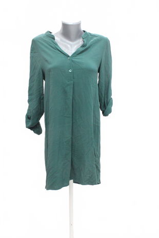 Dámske šaty Fisherfield, farba zelená, veľkosť XS