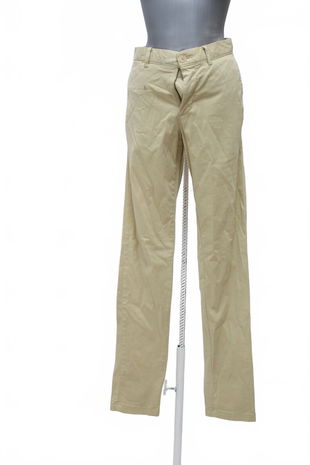 Pánské kalhoty Tommy Hilfiger, barva béžová, velikost M