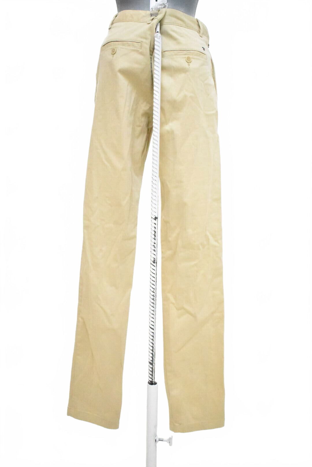 Pánské kalhoty Tommy Hilfiger, barva béžová, velikost M