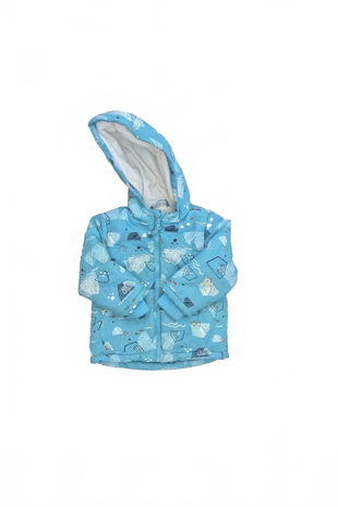 Chlapčenská zimná bunda Genesis, farba vzorovaná, veľkosť 86