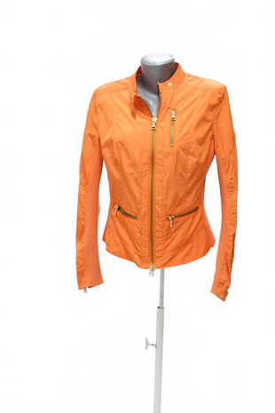 Dámska bunda Marc Aurel, farba oranžová, veľkosť 40