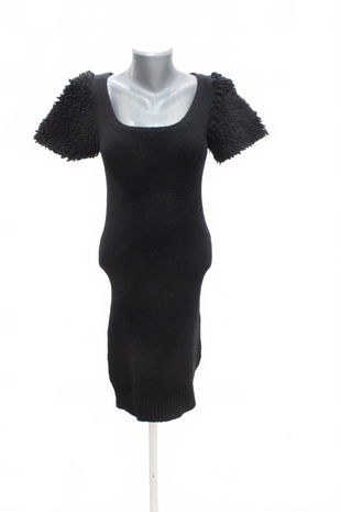 Dámske šaty Mango, farba čierna, veľkosť S