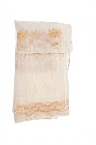 Záclona, barva vzorovaná