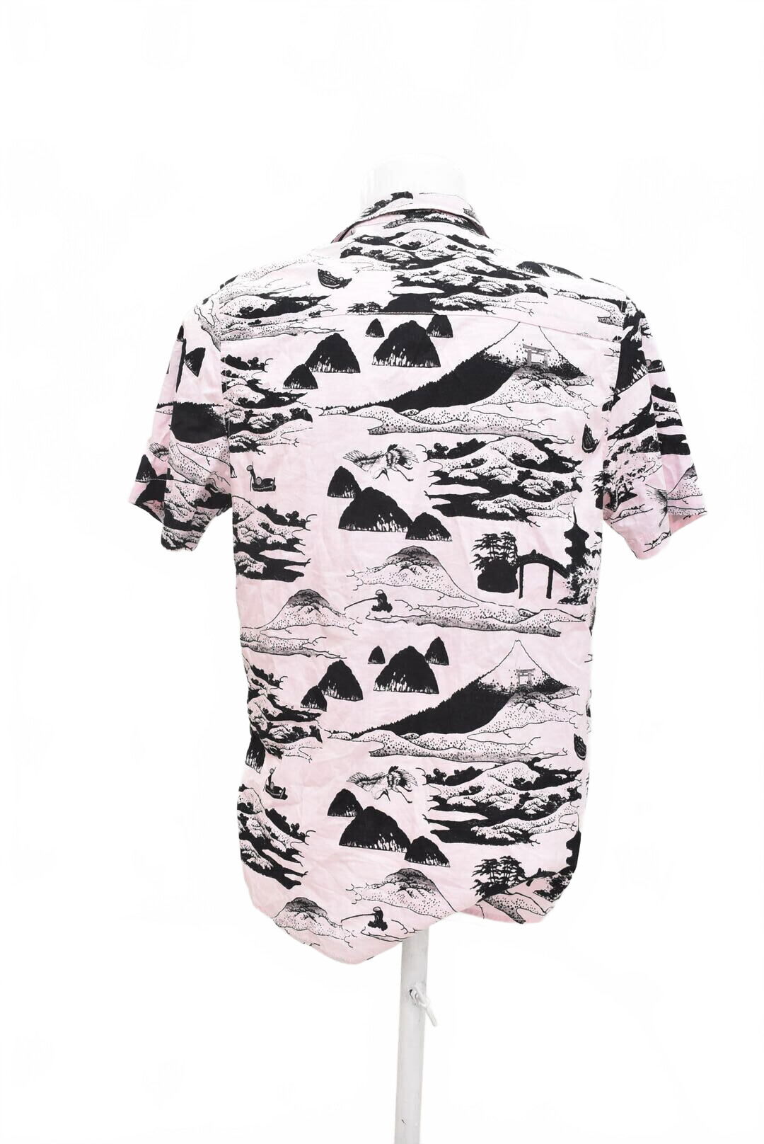 Pánská košile s krátkým rukávem H&M, barva vzorovaná, velikost M