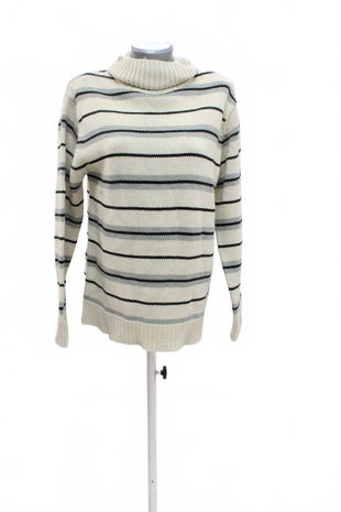 Dámský svetr Just Play, barva pruhovaná, velikost XL