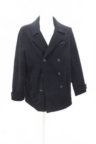 Pánský zimní kabát Reserved, barva modrá, velikost 2XL