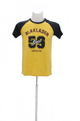 Pánské tričko Genesis s potiskem, barva žlutá, velikost S