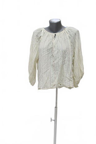 Dámske tričko Massimo Dutti bez potlače, farba pruhovaná, veľkosť 42