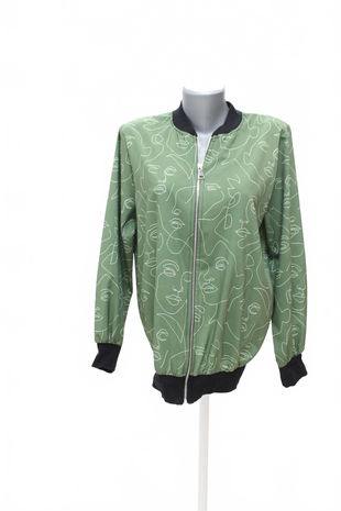 Dámska bunda New Collection, farba vzorovaná, veľkosť L