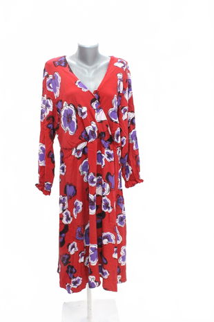 Dámske šaty Maxi Blue, farba kvetovaná, veľkosť 44