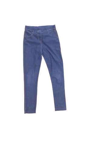 Dievčenské nohavice River Island, farba denim, veľkosť 7-8 r