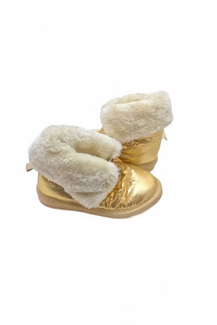Dámské zimní boty Genesis, barva zlatá, velikost 37