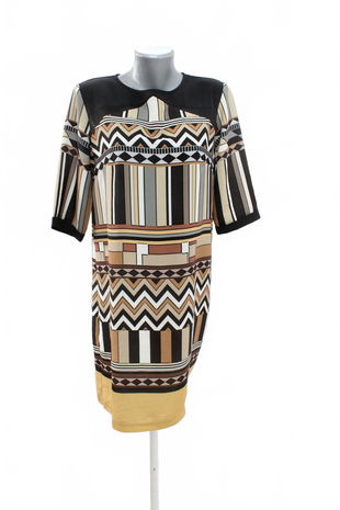 Dámske šaty Made In Italy, farba vzorovaná, veľkosť L