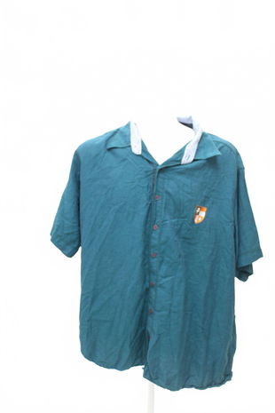 Pánská košile s krátkým rukávem Ralph Lauren, barva tyrkysová, velikost 48