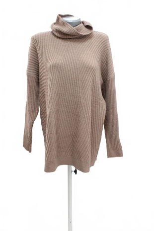 Dámsky sveter About You, farba hnedá, veľkosť 44