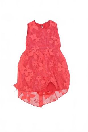 Dievčenské šaty Genesis, farba červená, veľkosť 5-6 r