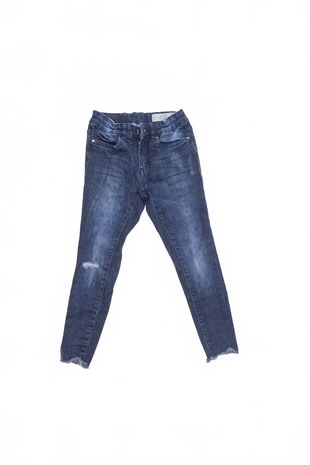 Dievčenské nohavice Pepperts, farba denim, veľkosť 128