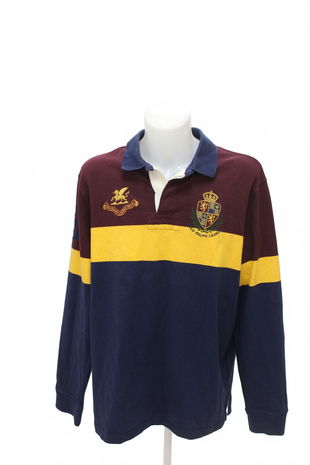 Pánská mikina Ralph Lauren s potiskem, barva pruhovaná, velikost 2XL