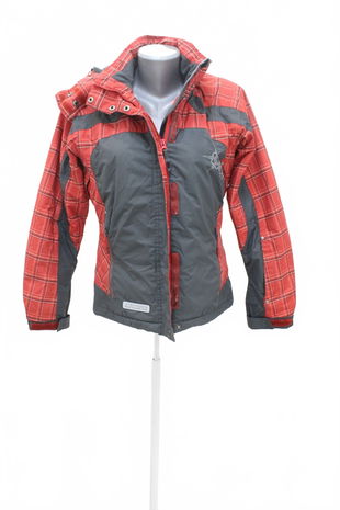 Dámska zimná bunda Alpine Pro, farba vzorovaná, veľkosť S