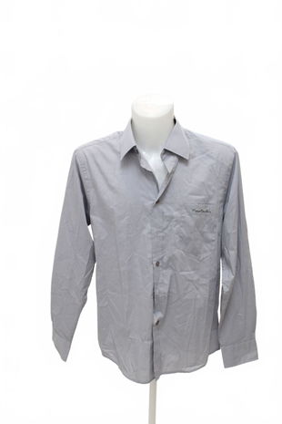 Pánská košile Pierre Cardin, barva šedá, velikost L