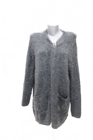 Dámský kardigan Janina, barva šedá, velikost 46