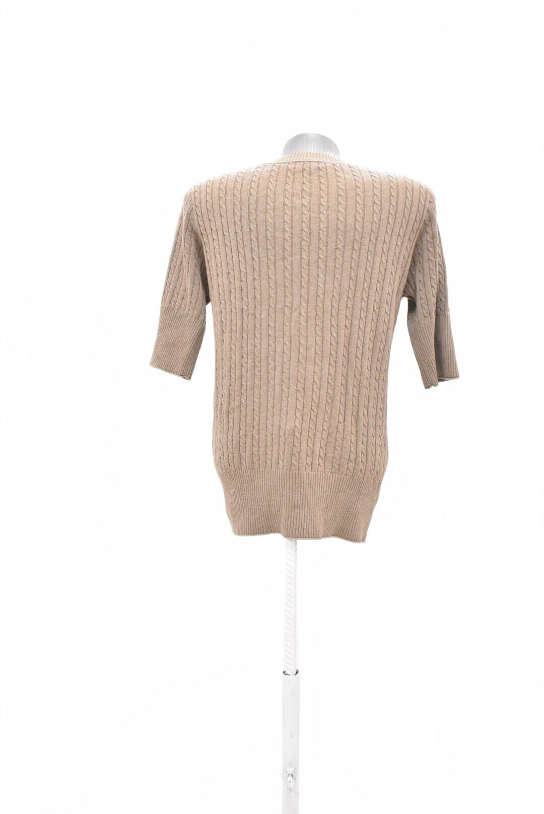 Dámske tričko Montego bez potlače, farba hnedá, veľkosť M